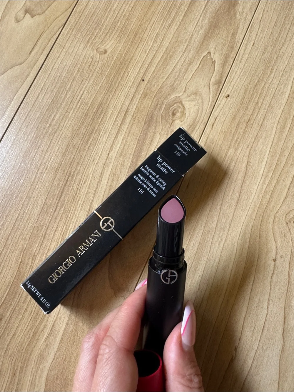 Giorgio Armani Lip Power Matte Longwear Lipstick — 116 Enigmatic